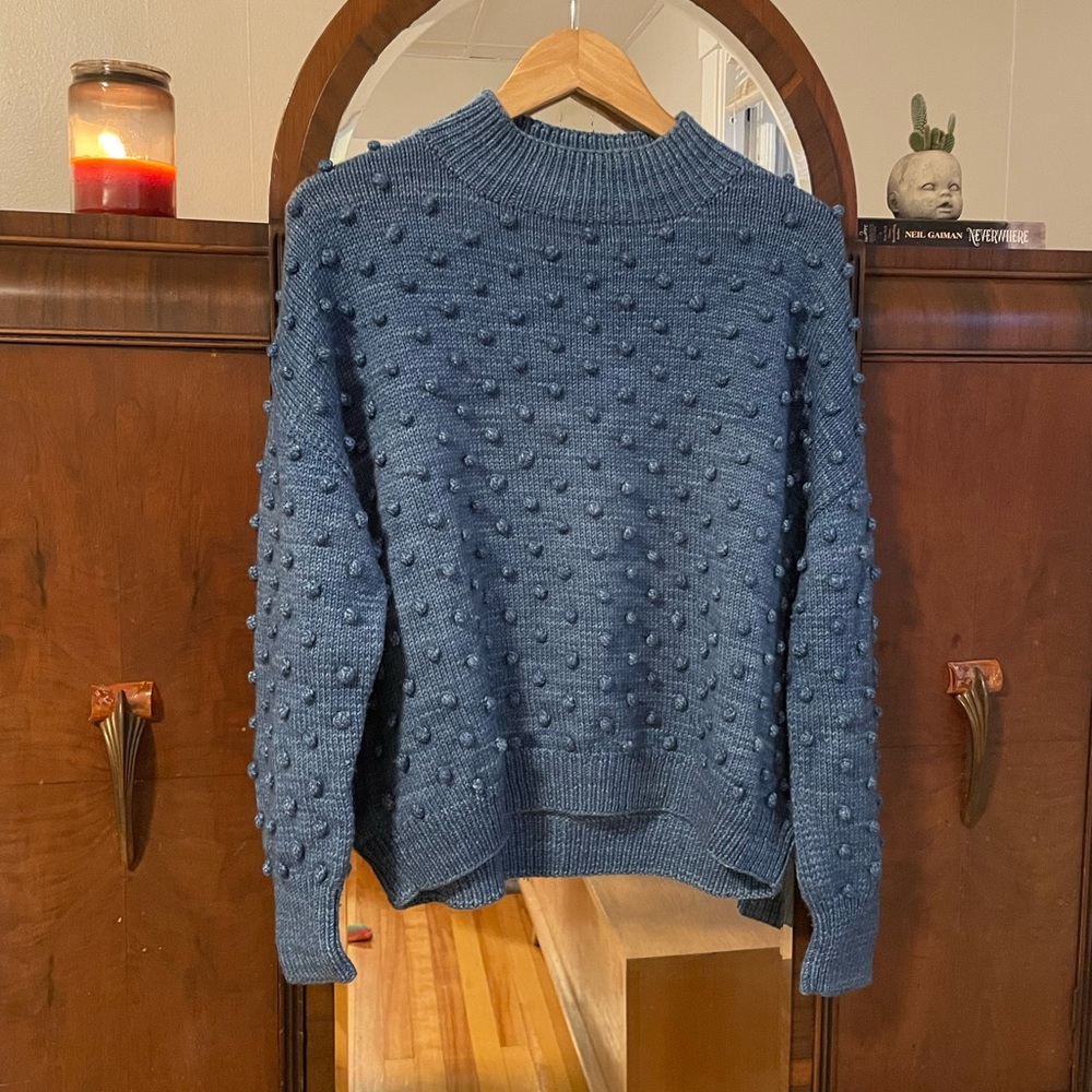 Cobalt Popcorn Pullover S/M